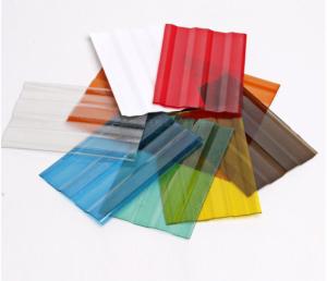 Wholesale Corrugated Polycarbonate Embossed Sheet 0.8-3mm zhengfei Roofing Cover from china suppliers