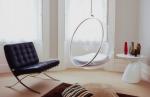 Standing Egg Hanging Ball Chair Modern Acrylic Balloon Hanging Bubble Chair