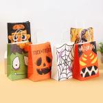 Eco-friendly Halloween Party Gift Bag Kraft Paper Bag for Cross-Border Sales on