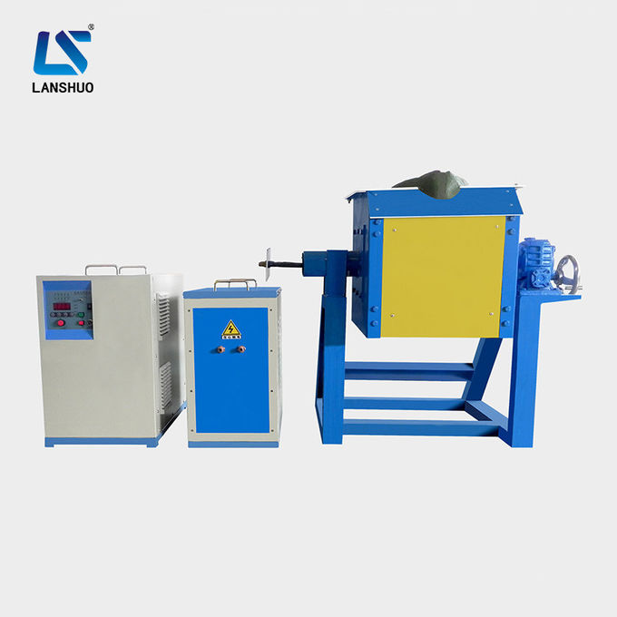 KGPS 0.1 Ton / 100KW Medium Frequency Large Induction Melting Furnace