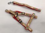 Fashionable Eco - Friendly Pet Dog Leash Harness 4-5mm Thickness