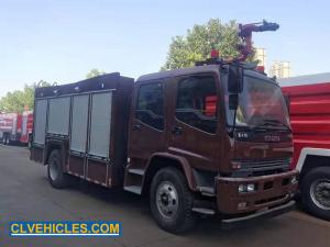 Wholesale ISUZU FTR 205hp Rescue Engine Fire Truck Water And Foam Tank For Fire Control from china suppliers