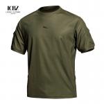China Woodland Camouflage Active Training T-Shirts for Men Custom Logo Quick Dry Material for sale