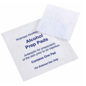 Wholesale OEM Custom Non Woven Mini Alcohol Prep Pads With 70% Isopropyl Alcohol from china suppliers