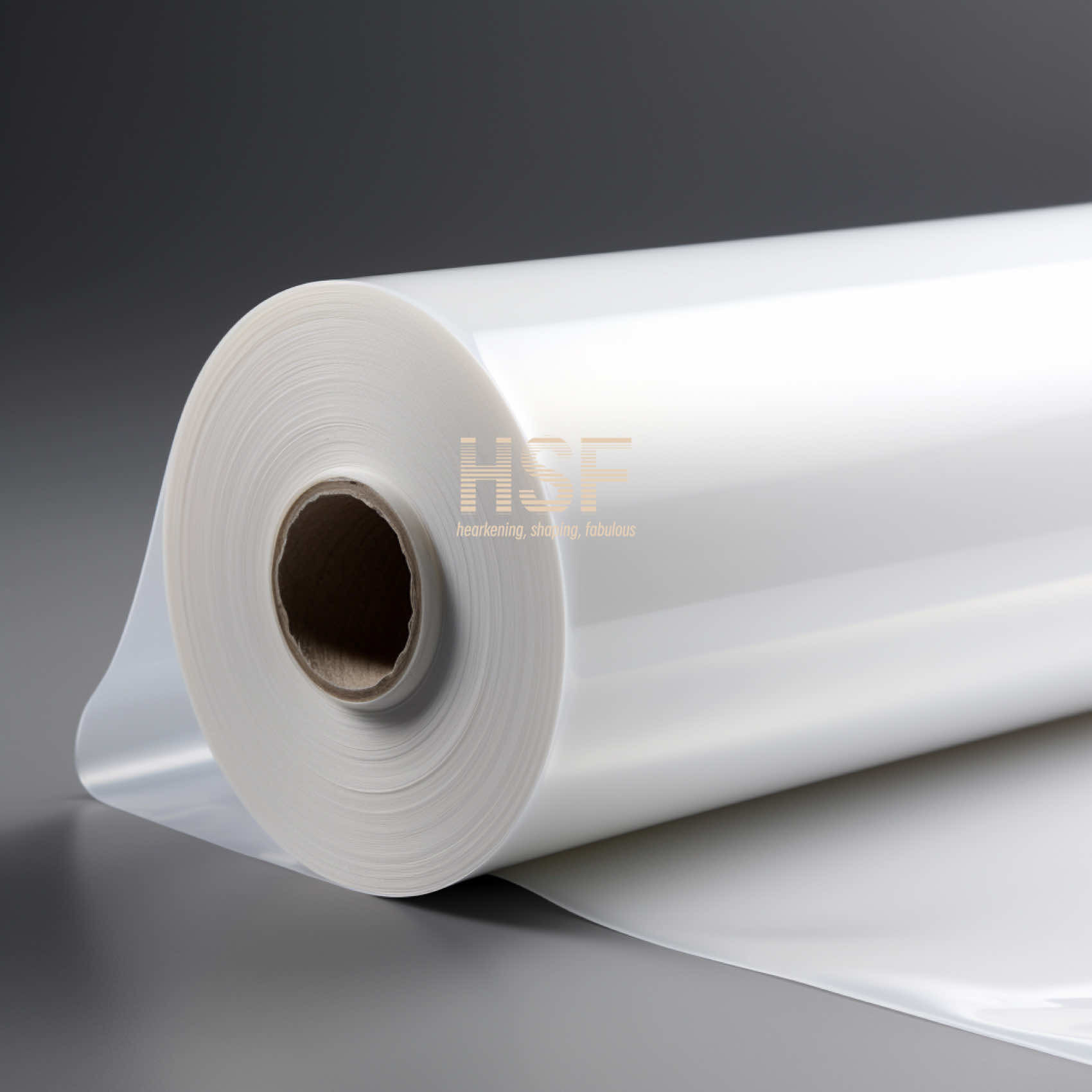 50 Micron Opaque White Mono Axially Oriented PE Film Weather Resistant