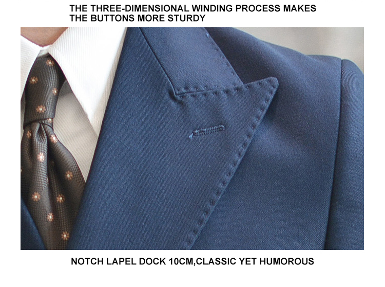 OEM Slim Italian Style Peaked Lapel Suit for Men's Professional Business in Caramel Color