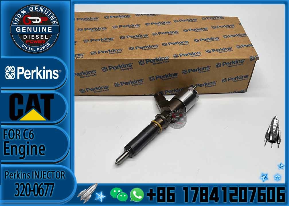 Excavator E320D E323D Diesel Engine C6.6 Fuel Injector 3200677 320-0677
