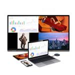 Non Reflective 100 Inch Smart Board Multi Interface Multifunctional