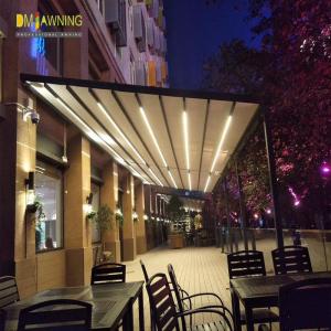 Wholesale Aluminum Waterproof Sun Shade Canopy PVC Pergola LED Conservatory Roof Awnings from china suppliers