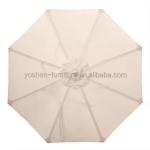 10ft Replacement beige parasol Covers 8 Ribs Market Patio Umbrella Canopy Cover