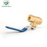 Water Oil Standard Port 1/2'' Brass FIP Gas Ball Valve