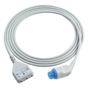 Wholesale Datex ECG Trunk Cable S&amp;W Din Style 3lead Cable 1.30M from china suppliers