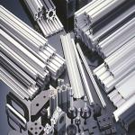 10-12um Aluminum Slotted Rail Extruded Roof Mounting Stucture Silver Anodizing
