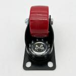 2 Inch Red Polyurethane Swivel Light Duty Caster Wheels with brake