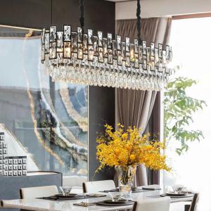 Wholesale Modern crystal chandelier for Living Room Modern Rectangle Kitchen island indoor Lighting led Chandeliers(WH-CY-170) from china suppliers