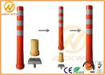 Durable Road Safety Control Flexible Traffic Bollards , PA Traffic Warning Post