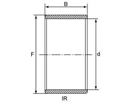 Wholesale Automotive Bearings Needle Bearings For Automotive Inner Ring IR22×27×30 from china suppliers