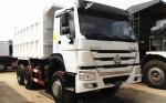 3 Axle HOWO 30 Ton Heavy Duty Dump Truck In Africa Euro 2 Manual Transmission