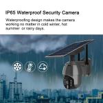 Outdoor Solar Powered 2MP Security Camera 2.4Ghz WiFi 5dbi Antenna