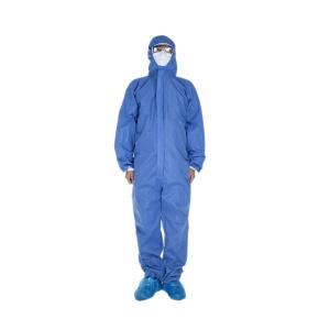 Wholesale OEM ODM Type 5 6 Disposable Coveralls SMS Disposable Jumpsuits One Time Use from china suppliers