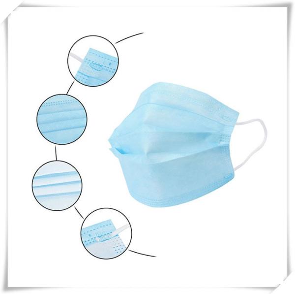 Food Processing Disposable Nose Mask , Disposable Surgical Face Mask Pp/ Spun