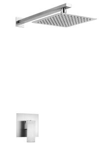 Wholesale Square 8 Inch Shower Head And Mixer Set Stainless Steel 304 Material from china suppliers
