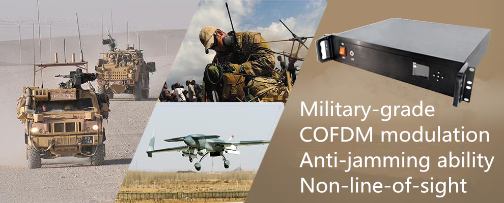 50-100km NLOS Vehicle Mounted COFDM Wireless Video Transmitter Boat - Command Center