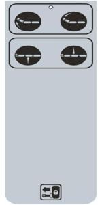Wholesale PC / PET Tactile Membrane Panel Switch Embossed with 4 Buttons from china suppliers