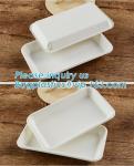 100% biodegradable and compostable sugarcane disposable paper plate 10"x8"oval