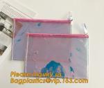 Holographic Factory Manufacture Custom Logo Transparent PVC Cosmetic Bag Women