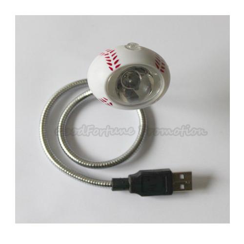 Hot Sale Promotional printed logo usb ball head fold led desk table reading lamp