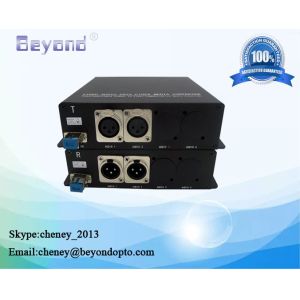 Buy cheap OEM 2-channel XLR( AES/EBU optional) audio over fiber converter,2-ch 3-pin XLR from wholesalers