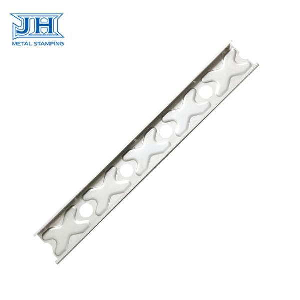 Galvanized Steel Construction Hardware Stamping Bracket Frame Produced By