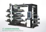 Eco Friendly 6 Color Flexo Printing Machine , Industrial Fabric Six Color