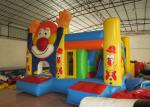 Circus clown inflatable combo house waterproof PVC fabric inflatable clown