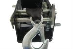 CE Approved 2500 Lb Manual Winch , Black Strap Small Hand Crank Winch