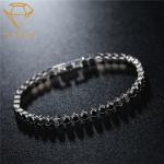 CCT 6.7" Copper Women's Diamond Tennis Bracelets For Anniversary