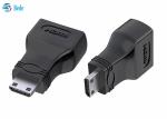 Gold Plated Mini HDMI To Standard HDMI Coupler 4K Compatible For Camera