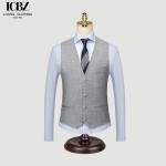 Support 7 Days Sample Order Lead Time Woven Slim Work Vest for Groom's Wedding