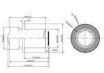 Wide horizontal field of view ADAS Car Lens mediumEFL6.5mm F1.6 HD Cover a large