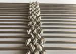 56.9% Opening Area Architectural Woven Mesh Wire Sunshade Metal Screen