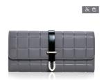 Ms. European and American cowhide leather wallet long wallet