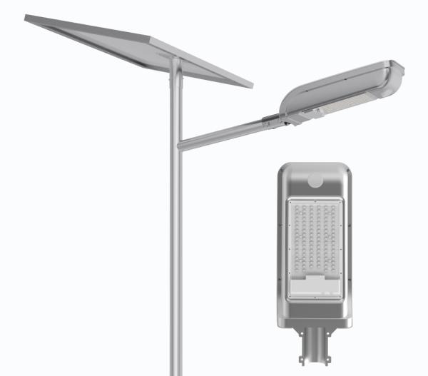Parking Lot Fast Charging LED Outdoor Solar Street Light 180lm 6000K For Street