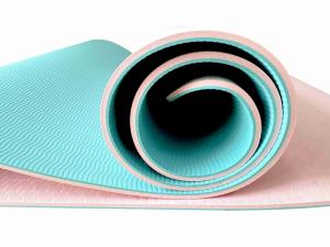 Wholesale Unisex Yoga Exercise Mat Thick Non Slip Fitness Mats With Elastic Strap from china suppliers