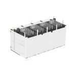LPJM47513A8NL 10G Base-T 2x4 Port RJ45 Connector With Integrated Magnetics Green