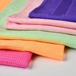 KILINE Microfiber Kitchen Cleaning Printed Tea Towel Sets Waffle Towel Quick