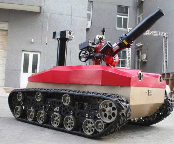 Quality Explosion Proof Fire Fighting Robot 1.76kw Motor * 2 High Temperature Resistance for sale
