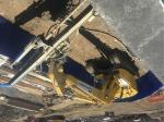 Mounted Onto An Excavator Anchor Drilling Rig Mast Hydraulic Clamps 1Ton Winch