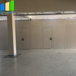 Metal Folding Screen Acoustic Room Dividers Sliding Partition Door Aluminum