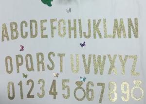 Wholesale 300gsm Letters 5&quot; Tall Gold Glitter Paper Letters For Party Decoration from china suppliers